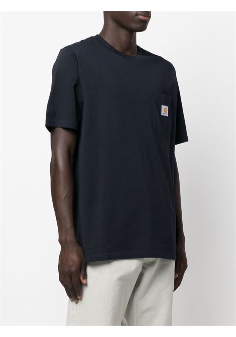 t-shirt pocket uomo navy CARHARTT WIP | I0304341C.XX